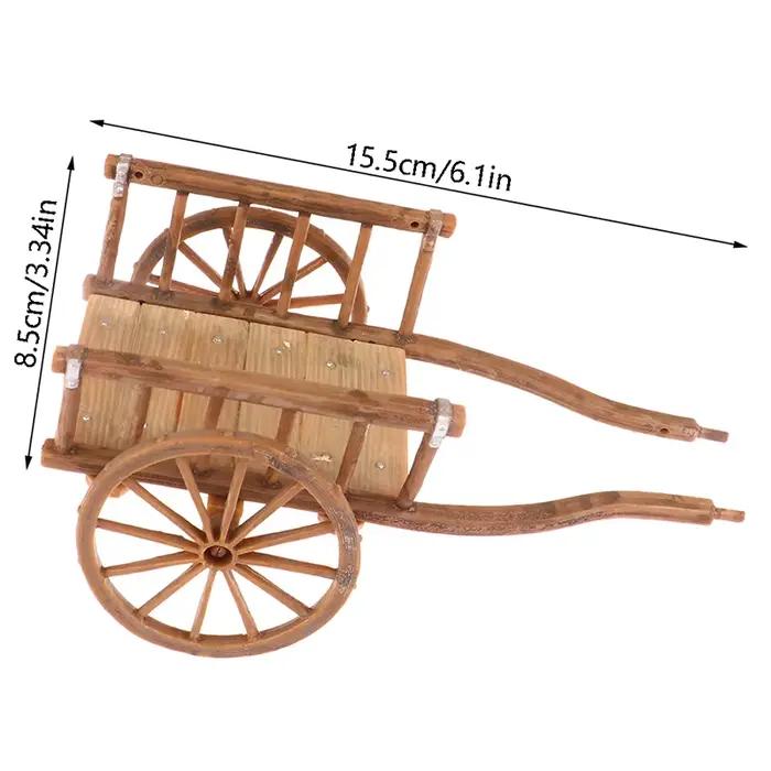 Maison de poupée Miniature, Simulation de chariot assemblé, accessoires de meubles pour maison de po
