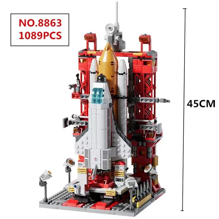 Décennie s de Construction de Fusée d'Aviation Créative pour Enfant, Figurine d'Astronome Spatial, B