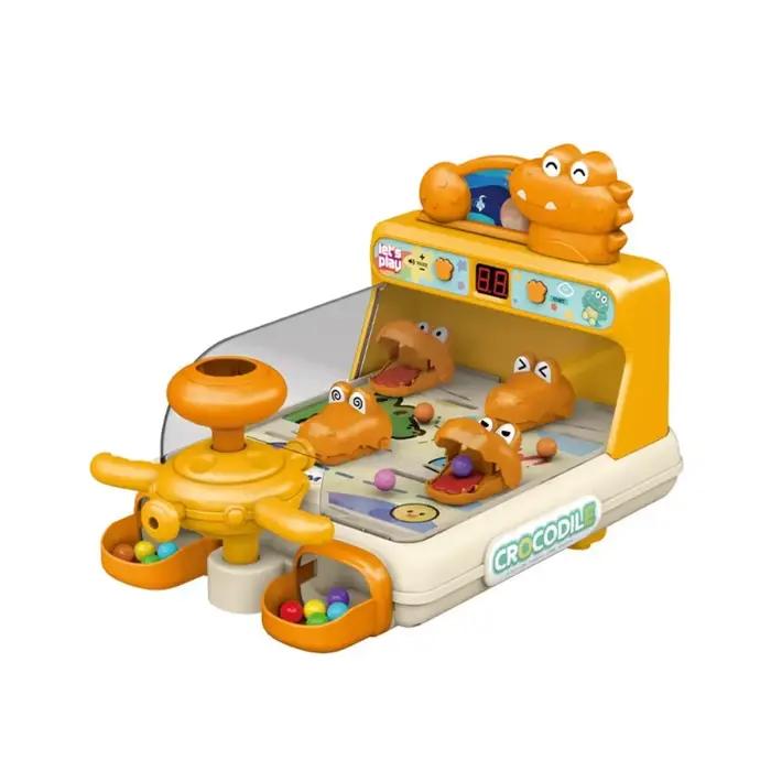 Jeux de fête de Table pour enfants, Machine de tir à flipper, jeu de Table électrique Crocodile, Puz