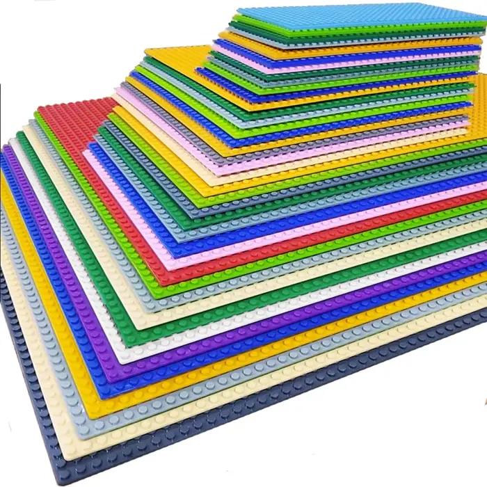 Plaques de Base classiques 32x32 32x16 points, blocs de bricolage, briques de route de ville de peti