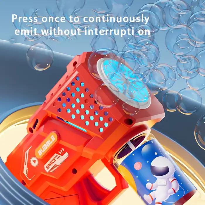 Jouet électrique Gatling automatique à 10 trous, bulle soufflante pour jouets pour enfants, cadeaux