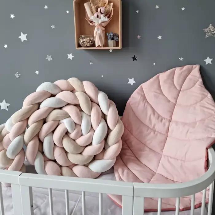 Coussin de protection de berceau de 13cm de large, décoration pour nouveau-né, cadeau de chambre, dé
