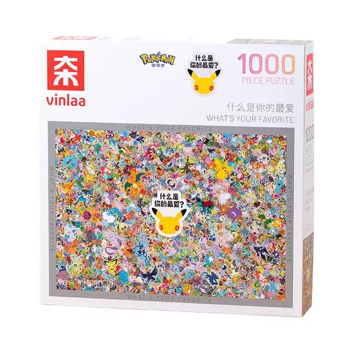 En stock, puzzle Pokémon 100 % original, 30e anniversaire, 1000 pièces, Vinlaa, lequel est votre Pok