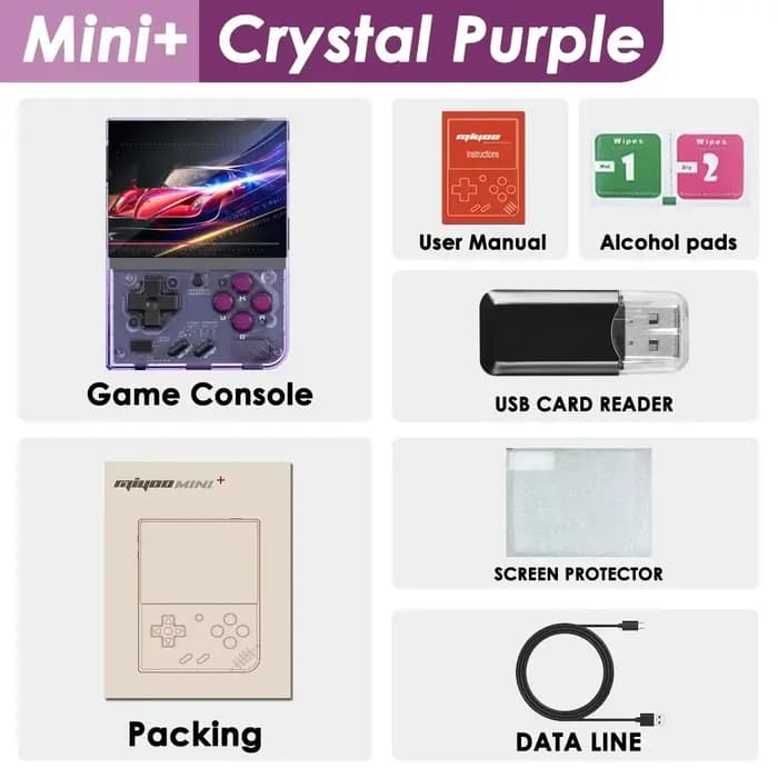 MIYOO Mini Plus Console de jeu Portable rétro Console de jeu vidéo classique Portable système Linux