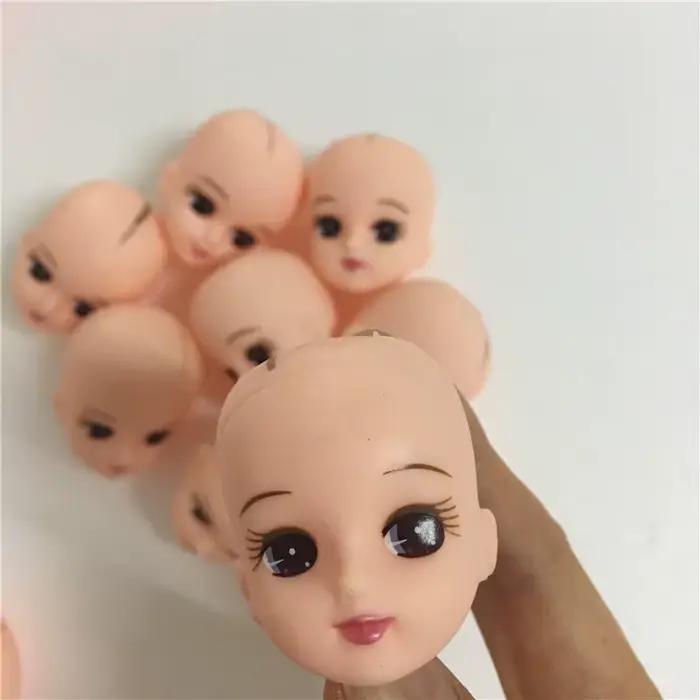 Licca – tête de poupée originale mignonne pour petite fille, tête chauve, plantation de cheveux, têt