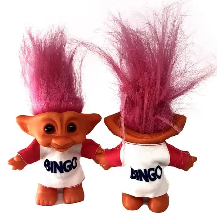 Figurine de poupée Troll simple de 10CM avec cheveux vibrants, charmant Anime à collectionner pour l