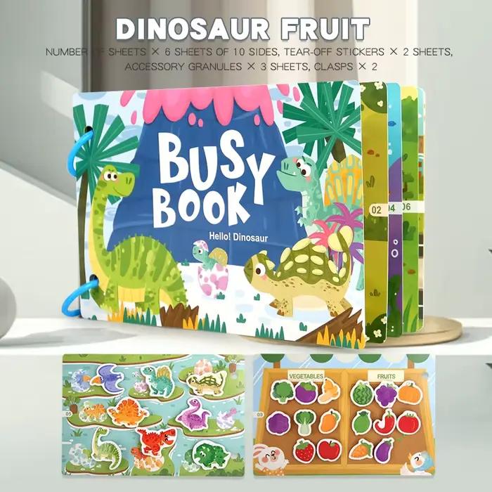 Livre Montessori pour bébé, mon premier livre silencieux, jouet éducatif pour l'apprentissage précoc