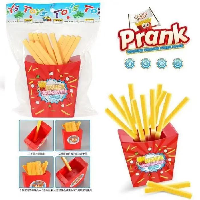 Nouveau produit : Jouet de farce créatif et interactif en forme de frites, jeu de bureau amusant, id