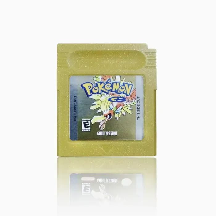 Cartouche de Console de jeu vidéo Pokemon-16 bits, carte de jeu GBC, série Pokemon, cristal bleu, do