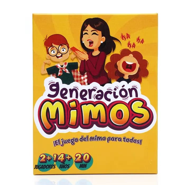 Generación Mimos Juego de Mesa Familiar Divertido con 400 Mímicas para Enfants et Adultos Juego de C