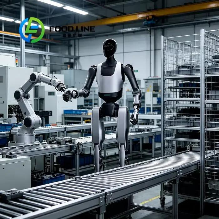 Robot humanoïde de parking qui guide les propriétaires de voitures vers des places libres et rappell