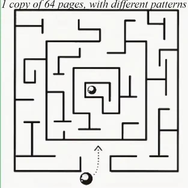 1 livre de mise au point sur les livres de formation du labyrinthe, développement de la pensée des é