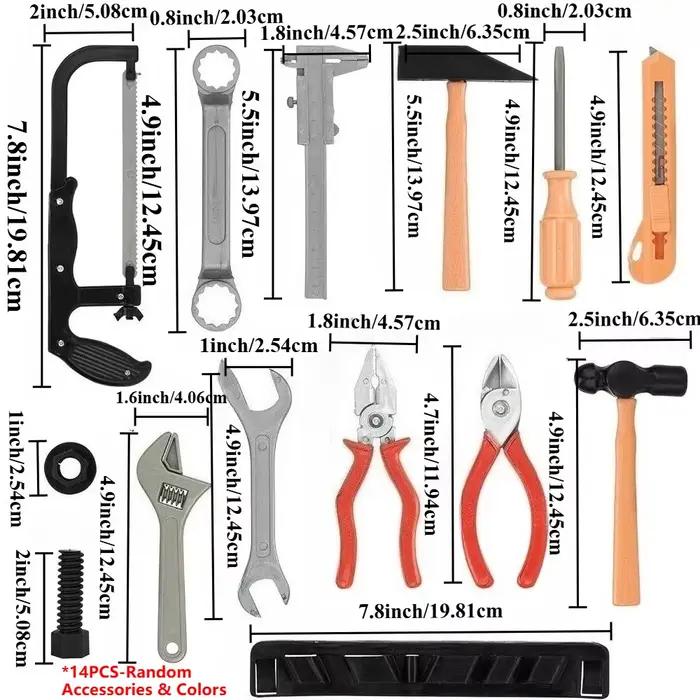Jouets pour enfants, ensemble d'outils de réparation de Simulation pour garçon, outils d'entretien e