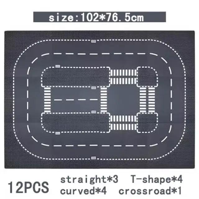 Plaques de Base classiques 32x32 32x16 points, blocs de bricolage, briques de route de ville de peti