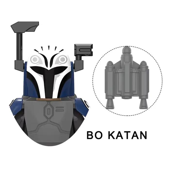 Din Djarin Boba Fett blocs de construction mandalorien Grogu bébé Yoda montre de mort Paz Vizla bo-k