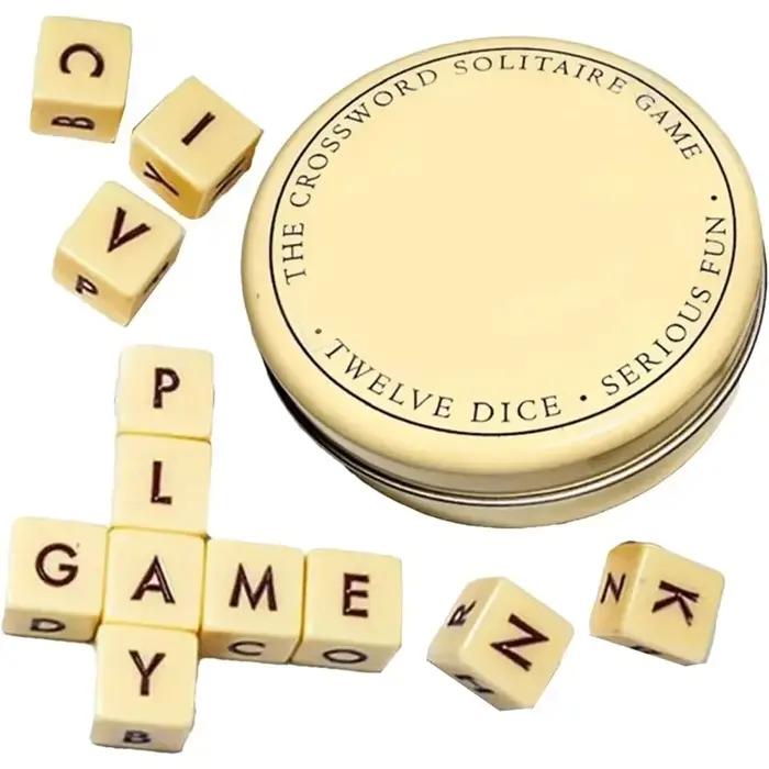 Nouveau jeu de combinaison de mots amusant, jeu de mots croisés, jeu d'orthographe portable, planche