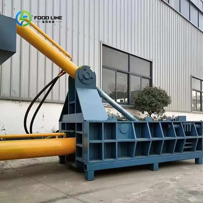 Presse à balles de ferraille industrielle personnalisée, machine de pressage hydraulique robuste pou