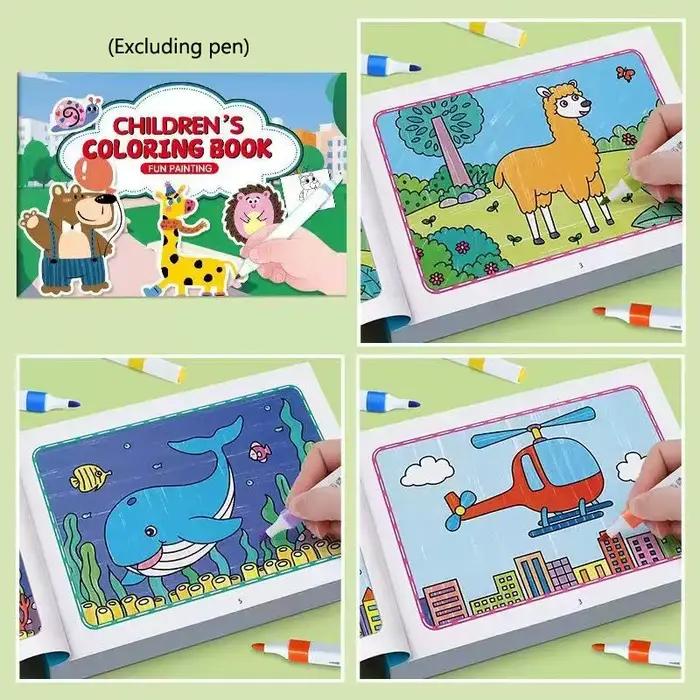 Livres de coloriage pour enfants, garçons et filles, livre de dessin d'animaux pour bébés, jouets d'