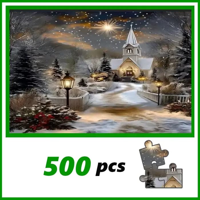 Un puzzle de haute qualité de 500/1000 pièces, parfait pour les adultes, est un jeu familial amusant