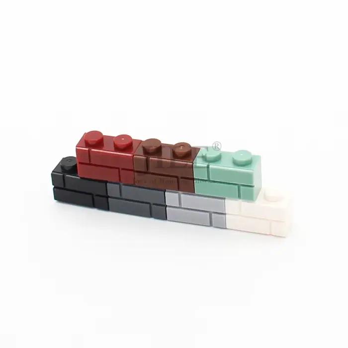 Blocs de Construction à monter soi-même, figurines murales, briques 1x2 1x3 1x4 points, jouets créat