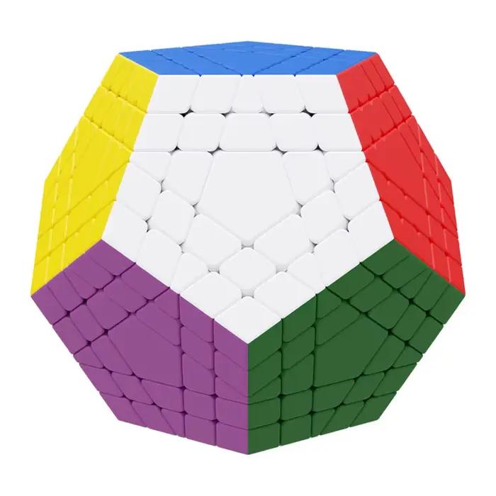 Shengshou Gigaminx Cube sans colle 5x5 dodécaèdre Puzzle Cube vitesse 12 faces Megaminx Magico Cubo