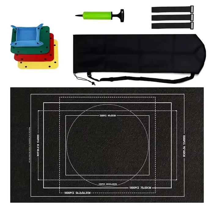 Couverture de rangement de Puzzle pour enfants, jouets, spécifications multiples avec sac, Portable,