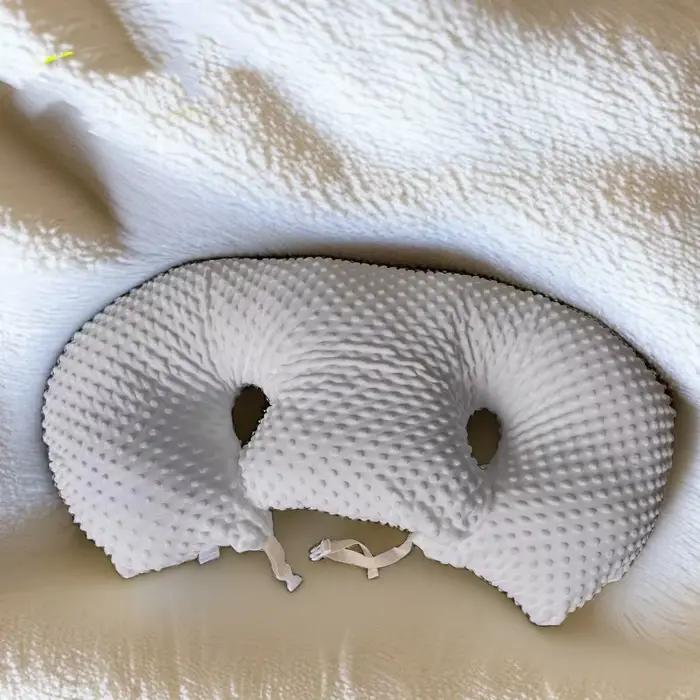 Oreiller d'allaitement double, oreiller multifonctionnel pour bébé, Anti-débordement, Anti-crachat,