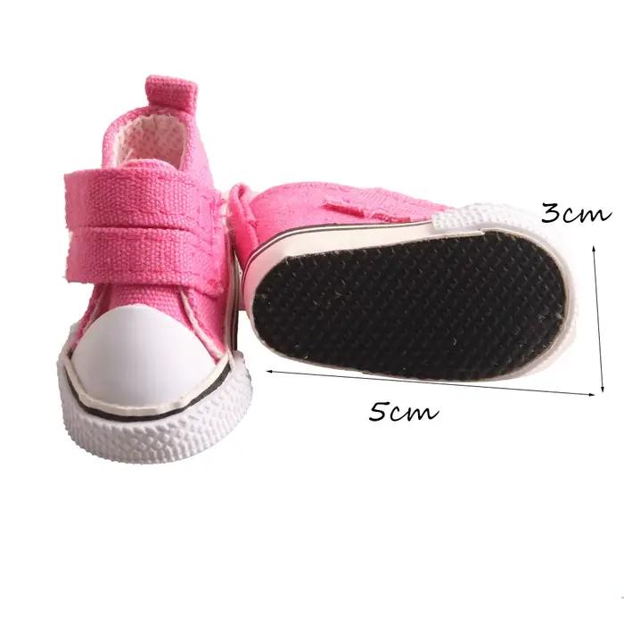 14 ''mode mignon 5 cm toile 13 couleurs poupée chaussures Snekers pour 1/6 BJD poupées russe bricola