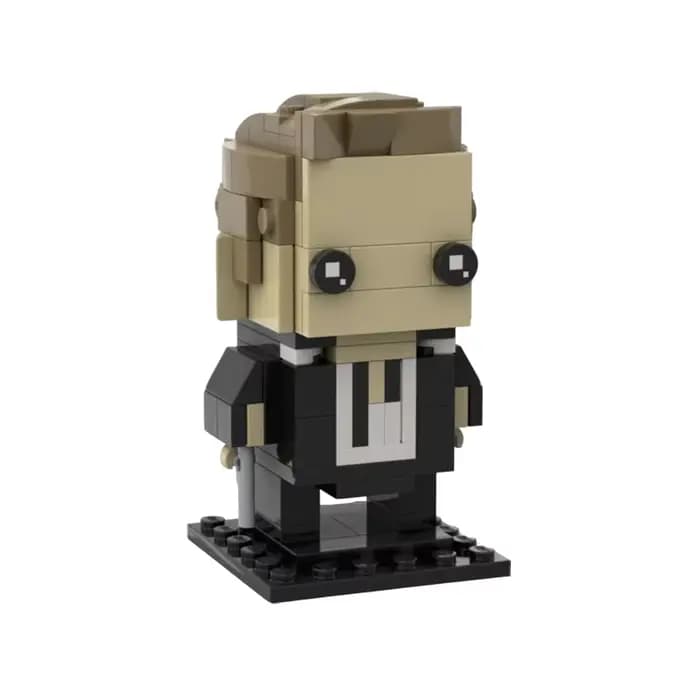 125 pièces MOC Brickheadz James Bond Casino Royale costume modèle blocs de Construction cadeaux de n