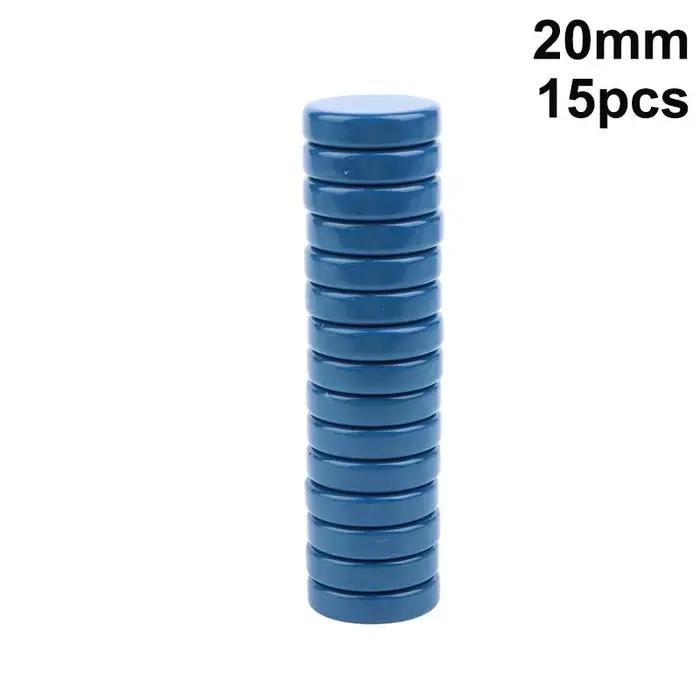 15 Pièces de Backgammon Multicolores 20/27/32MM, Pions Ronds en Plastique pour Jeu d'Échecs Occident