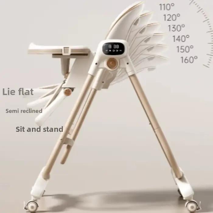 Chaise haute et siège à bascule pour bébé 2 en 1, 0 à 6 ans, chaise de salle à manger multifonction