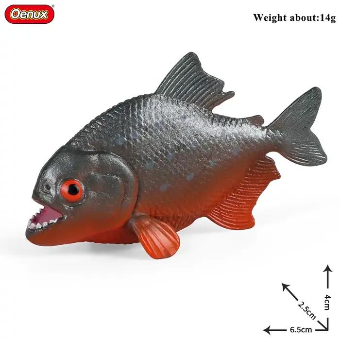 Oenux modèle de vie marine poisson clown saumon basse océan marin figurines d'action animaux PVC hau