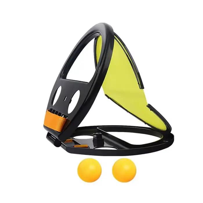 Raquette de jeu de lancer et de capture de balle pour adultes et enfants, pour saisir à la main, pla