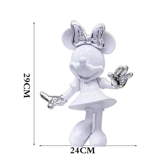 20-30cm Minnie Mouse Drcor figurine résine Statue figurines d'anime Simple moderne Collection poupée