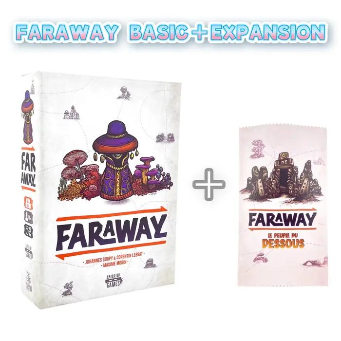 Jeu de société Faraway : Ensemble complet avec 2 extensions | Jeu de société de stratégie pour soi