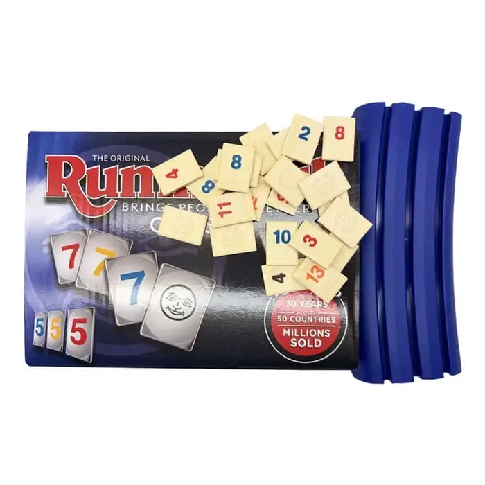 Jeu de société classique Rummy : le divertissement ultime avec les tuiles Rami pour le plaisir en fa