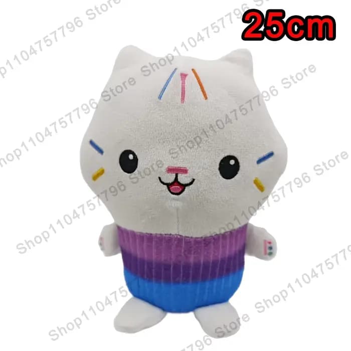 Nouvelle peluche Gabby Dollhouse, Mercat, animaux en peluche de dessin animé, poupée chat sirène, ca