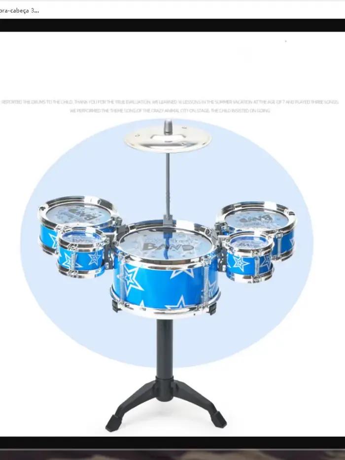 Ensembles de batterie pour enfants débutants, jouets pour enfants, batterie de jazz dynamique pour i