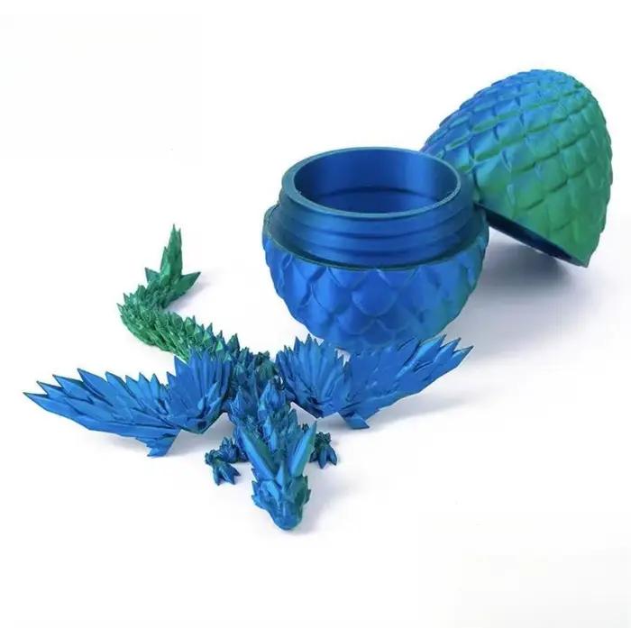 15cm 3D imprimé avec ailes mobiles Dragon Joint mobile Fidget jouet rotatif articulé bureau ornement