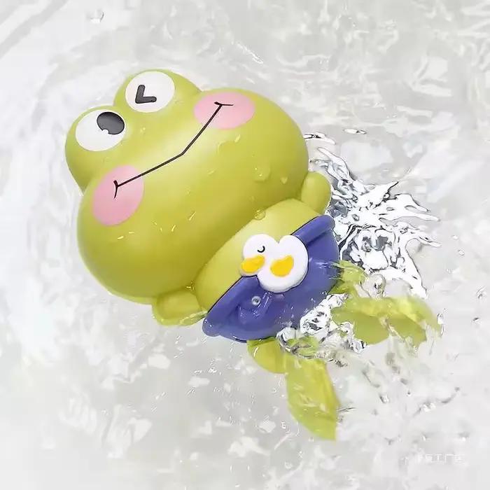 Jouets de bain de grenouille de natation à remonter pour les tout-petits, jouet d'eau Montessori ABS