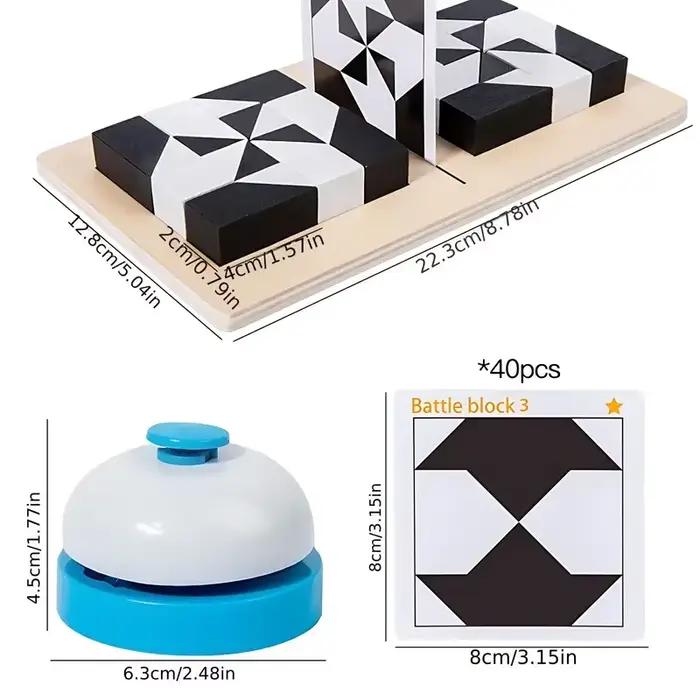 Jeu de Puzzle géométrique 3D, défi de qi, jouet pour enfants, jeu de société interactif Parent-enfan