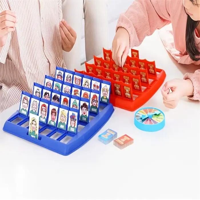 Jeu de Puzzle devinez qui je suis pour deux personnes, plateau Portable interactif, jeu de société a