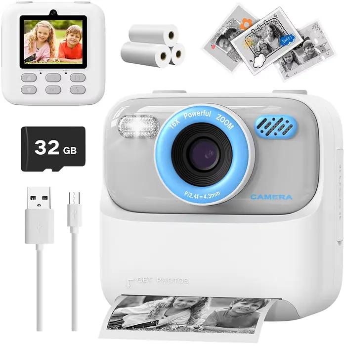 Appareil photo numérique pour enfants, photographie instantanée, 1080P HD, double objectif, enregist