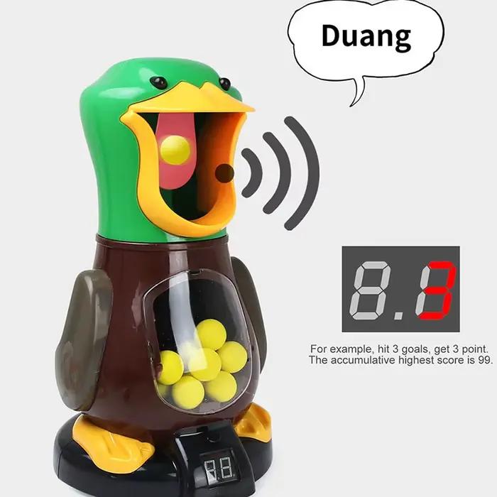 Jouets de canard de tir affamés, pistolet à air, balle molle avec lumière, jeux de combat de marquag