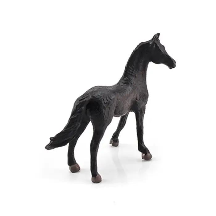 Mini Figurines de Cheval Simulé pour Enfant, Jouet Réaliste, Poney, Animal, Ornements de Gâteau de C