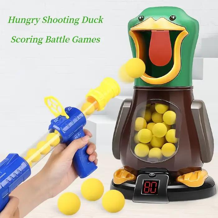 Jouets de canard de tir affamés, pistolet à air, balle molle avec lumière, jeux de combat de marquag