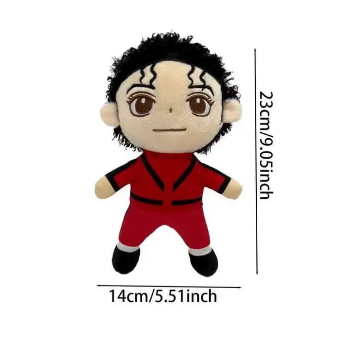 Nouvelle poupée en peluche Michael, le roi de la pop, chanteur et danseur légendaire, jouet mignon e