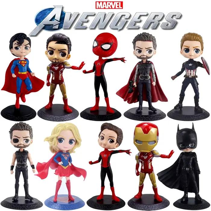 11 morceaux de personnages des Avengers Disney Spider-Man Iron Man Captain America Thor Wonder Woman