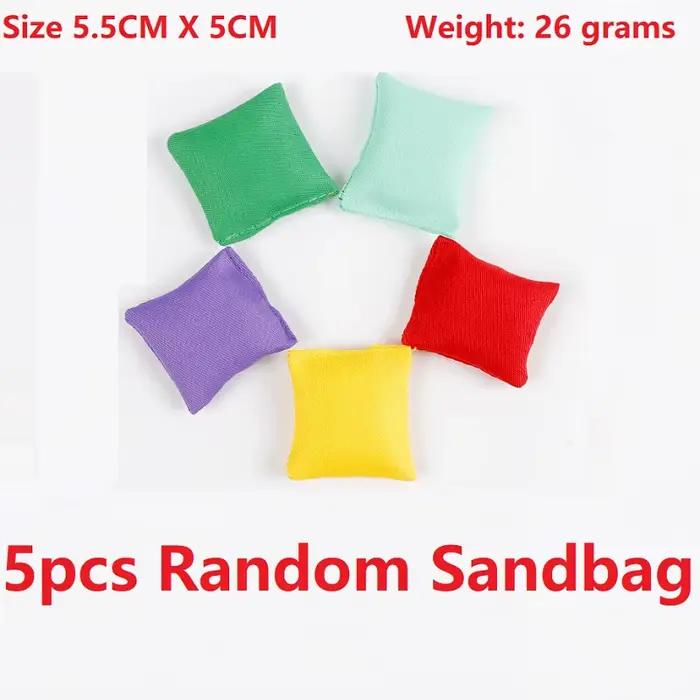 Sacs de sable à lancer, jeu amusant, sac de lancer de sécurité pour adultes, fête de noël en plein a