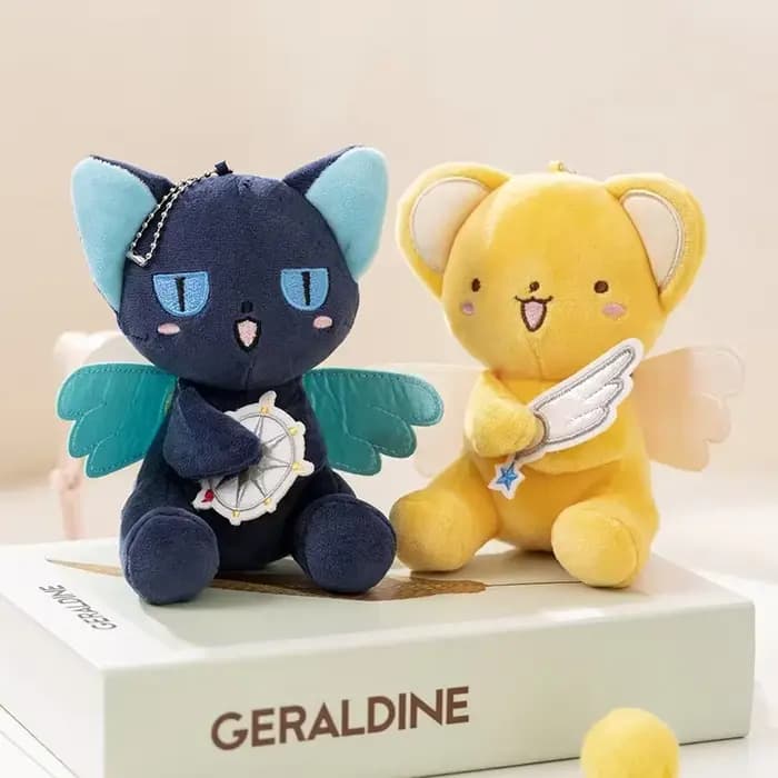 7 cm/13 cm Mini dessin animé Cardcaptor Sakura Kero jouets en peluche pendentif Anime carte Captor p